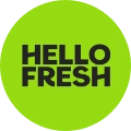 Hello Fresh logo icon in a green circle.