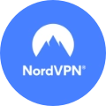 NordVPN logo icon in a blue circle.